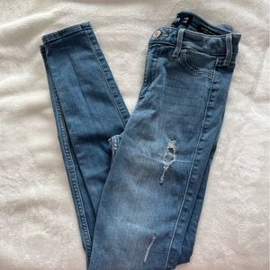 hollister high rise jean leggings